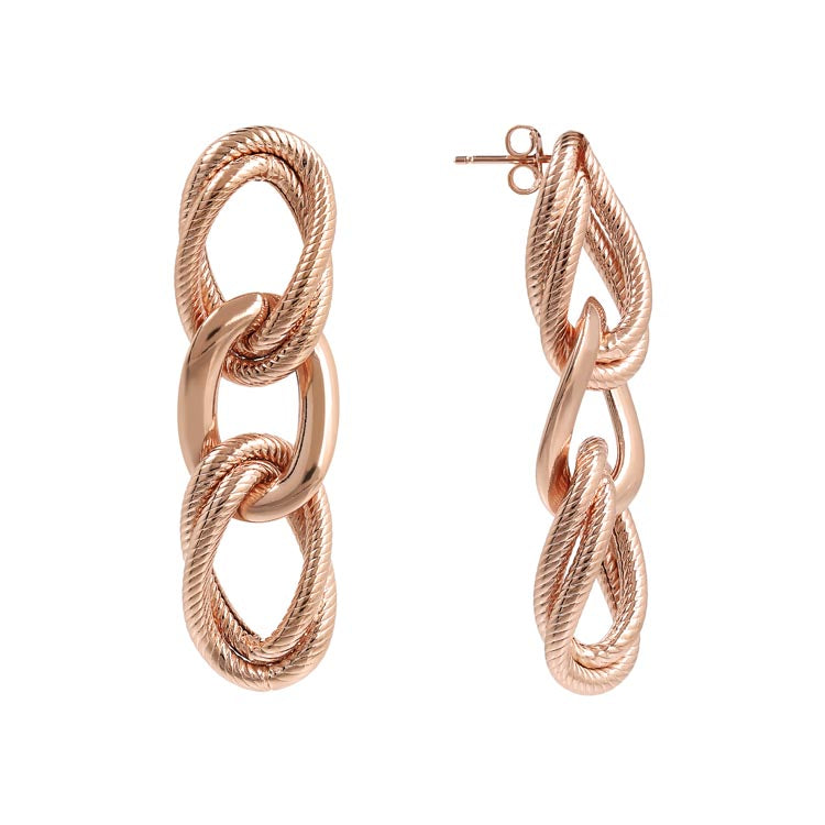 Bronzallure Purezza Link Earrings