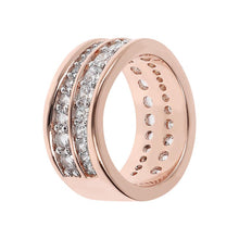 Load image into Gallery viewer, Bronzallure Altissima White Cubic Zirconia Two Rows Ring