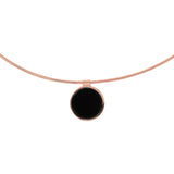 Bronzallure Alba Flat Stone Choker Necklace