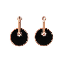 Load image into Gallery viewer, Bronzallure Alba Round Disc Earrings