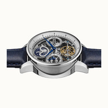Load image into Gallery viewer, Ingersoll The Jazz Automatic Silver Blue Leather Watch
