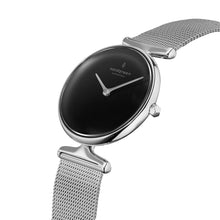 Load image into Gallery viewer, Nordgreen Unika Silver Mesh Black Dial 32mm Watch