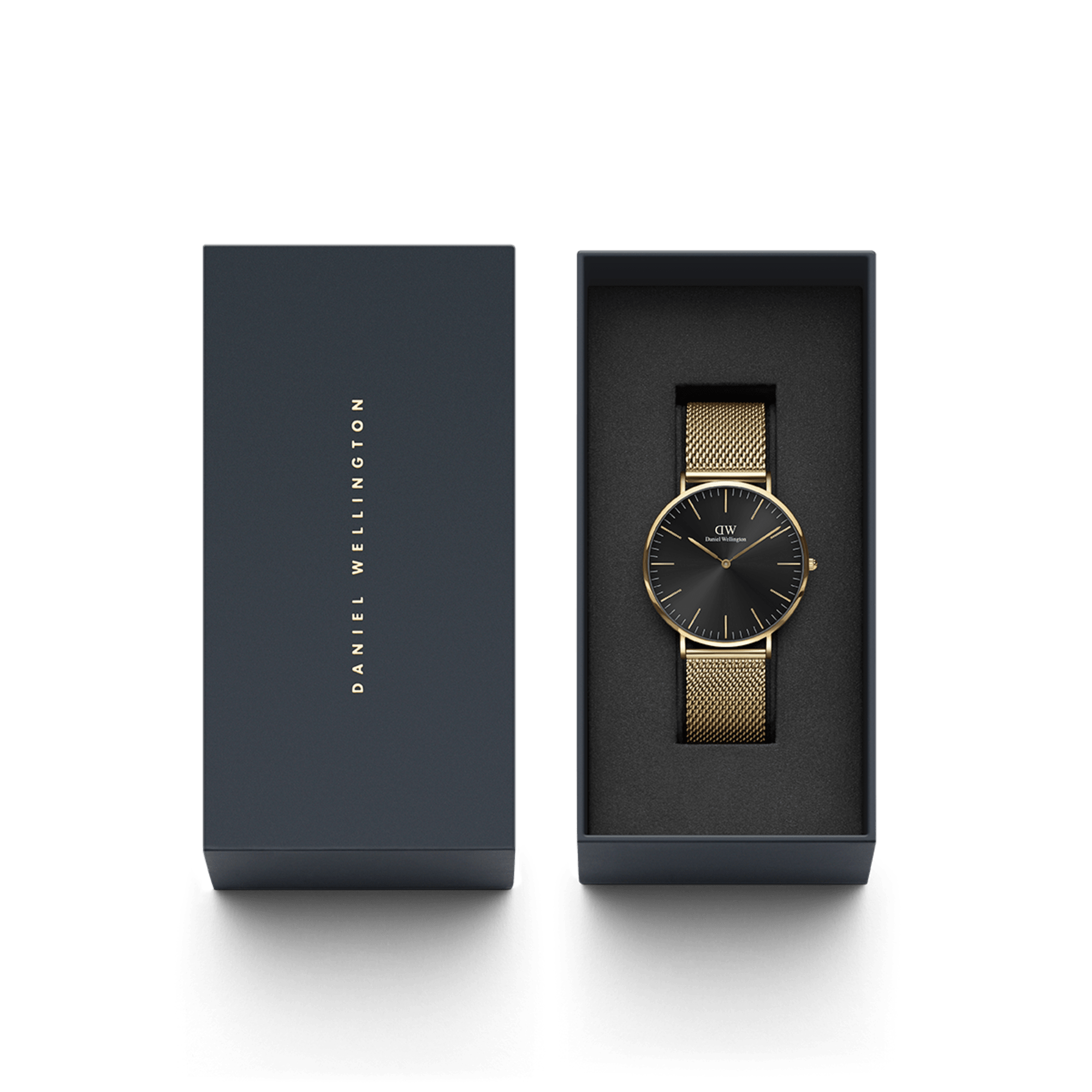 Daniel Wellington Classic 40 Evergold Gold & Onyx Watch