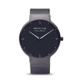 Bering Max René Matt Black Mesh Watch