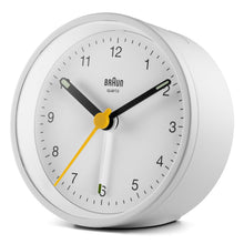 Load image into Gallery viewer, Braun Classic Analogue Alarm Clock White