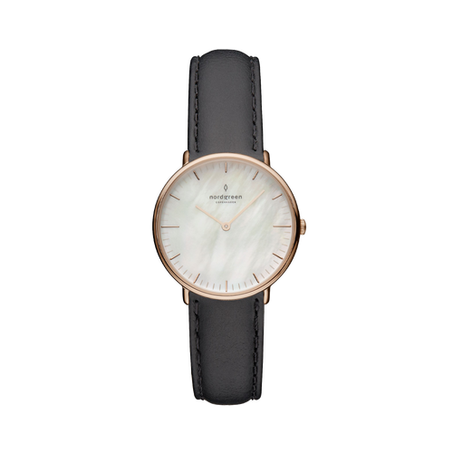 Nordgreen Native 28mm Mother of Pearl Gold Watch