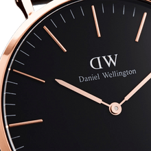 Load image into Gallery viewer, Daniel Wellington Classic 40 Reading Rose Gold &amp; Black Watch