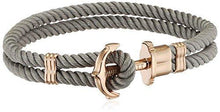 Load image into Gallery viewer, Paul Hewitt Phrep Nylon Rose Gold / Grey Bracelet - XXL