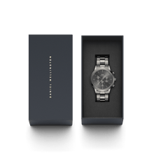 Load image into Gallery viewer, Daniel Wellington Iconic Chronograph 42 Link Anthracite-Grey Sunray Watch