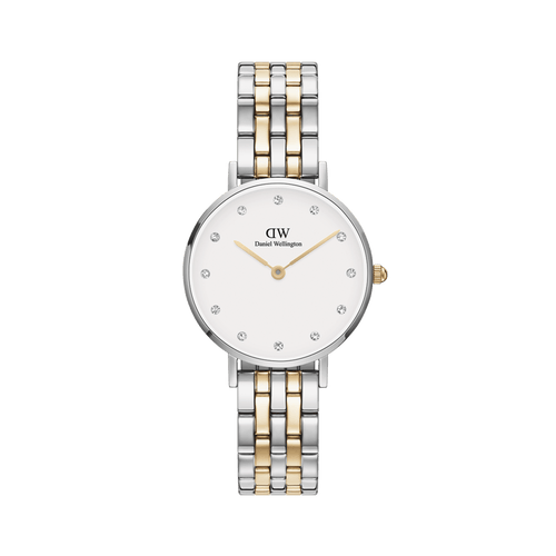 Daniel Wellington Petite Lumine 28 5-Link Gold & Silver White Watch