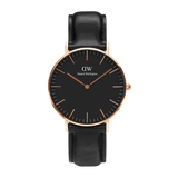 Daniel Wellington Classic 40 Sheffield Rose Gold & Black Watch