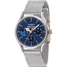 Load image into Gallery viewer, Sector 660 Multifunction Blue Dial Silver Mesh Watch