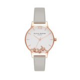Olivia Burton Busy Bees Rose Gold Watch - Grey