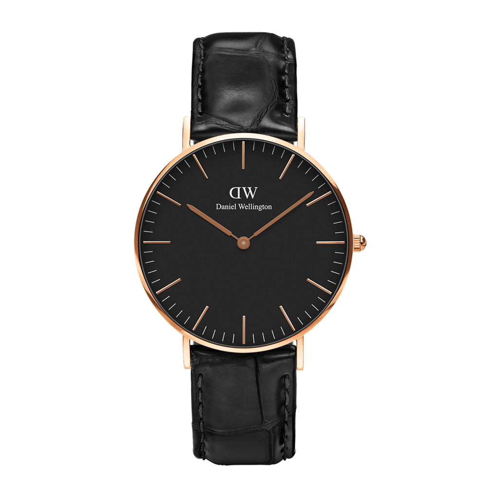 Daniel Wellington Classic 40 Reading Rose Gold & Black Watch