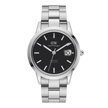 Load image into Gallery viewer, Daniel Wellington Iconic Link Automatic 40 Silver &amp; Black Watch