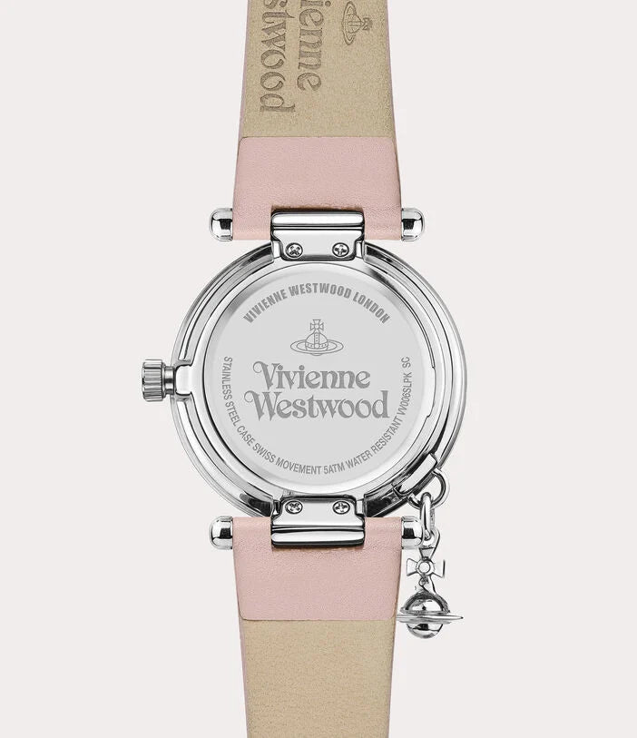 Vivienne Westwood Orb Pastelle Watch Pale Pink Silver