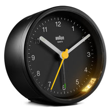 Load image into Gallery viewer, Braun Classic Analogue Alarm Clock Black