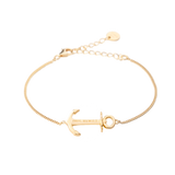 Paul Hewitt Anchor Spirit Gold Bracelet