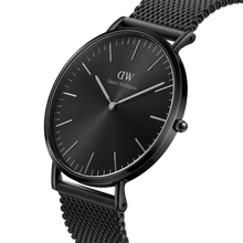 Load image into Gallery viewer, Daniel Wellington Classic 40 Ashfield Black Onyx Watch