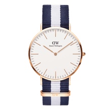 Load image into Gallery viewer, Daniel Wellington Classic 40 Glasgow Rose Gold &amp; White Watch