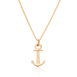Paul Hewitt Anchor Spirit Gold Necklace