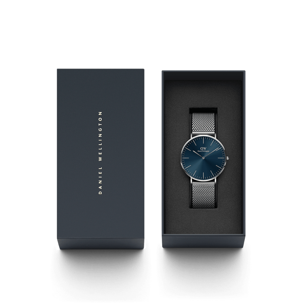 Daniel Wellington Classic 40 Sterling Silver Arctic Watch