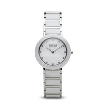 Load image into Gallery viewer, Bering Ceramic Polished Silver White Watch