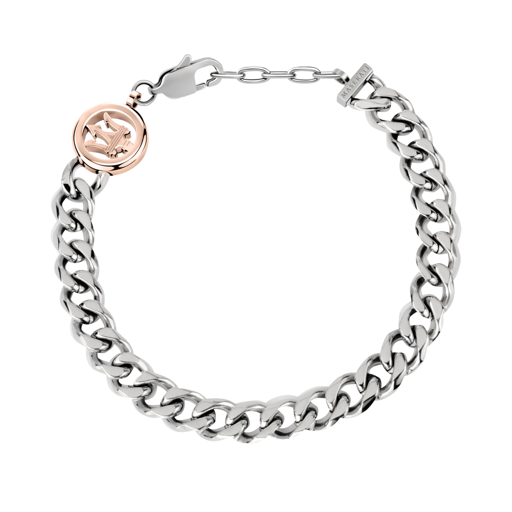 Maserati Jewels Men's Silver Bracelet