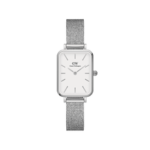 Load image into Gallery viewer, Daniel Wellington Quadro 20X26 Pressed Sterling Silver &amp; White Watch