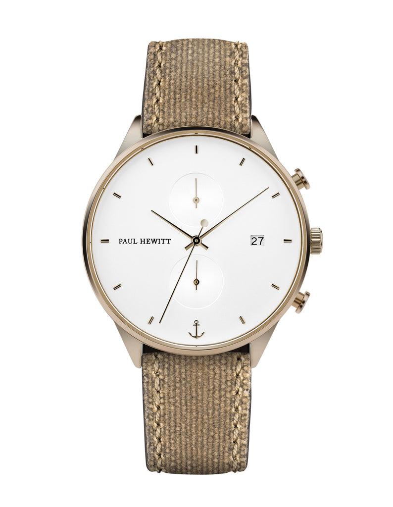 Paul Hewitt Chrono White Sand Bronze Desert Watch