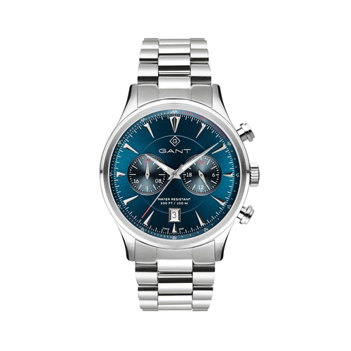 Gant Spencer Multifunction Blue Dial Silver Bracelet
