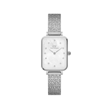 Load image into Gallery viewer, Daniel Wellington Quadro 20x26 Lumine Silver Mother of Pearl White Watch