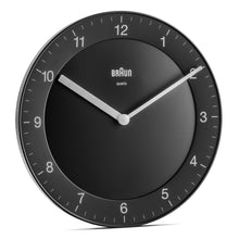 Load image into Gallery viewer, Braun Classic Analogue 20cm Wall Clock Black