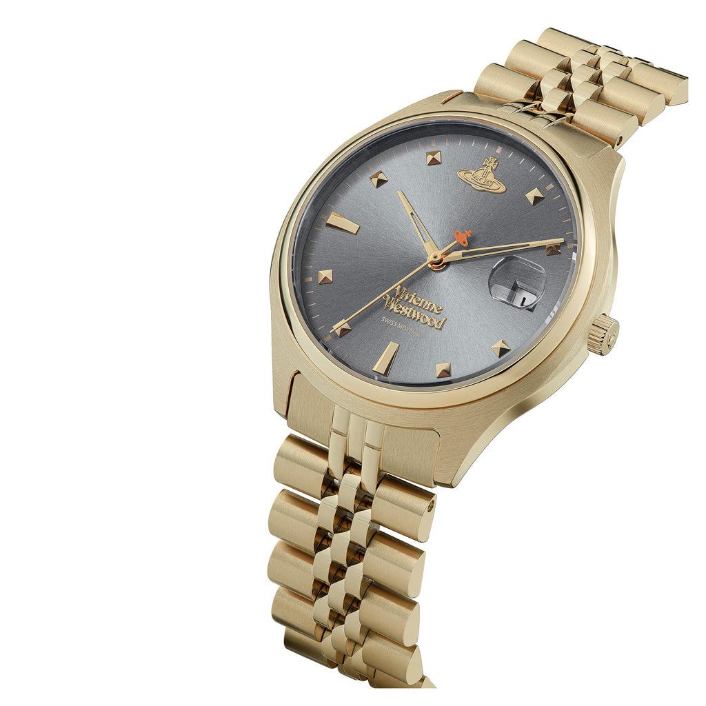 Vivienne Westwood Camberwell Watch Grey Gold