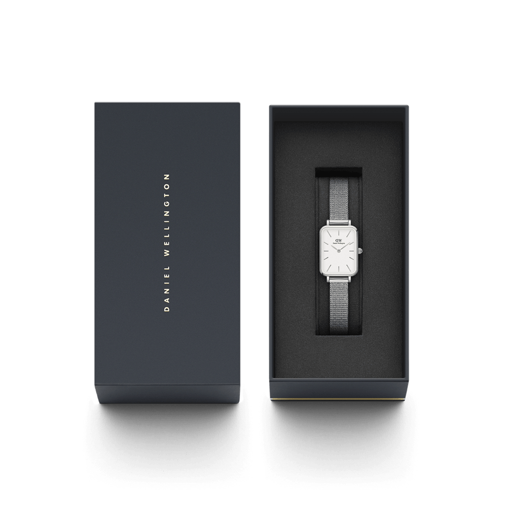 Daniel Wellington Quadro 20X26 Unitone Silver Watch