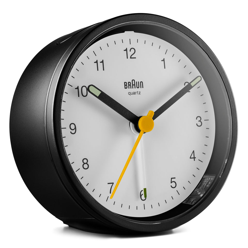 Braun Classic Analogue Alarm Clock White