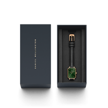 Load image into Gallery viewer, Daniel Wellington Quadro 20X26 Pressed Sheffield Rose Gold &amp; Emerald Watch