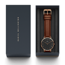 Load image into Gallery viewer, Daniel Wellington Classic 40 St Mawes Rose Gold &amp; Black Watch