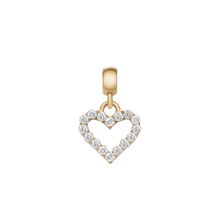Load image into Gallery viewer, Daniel Wellington Heart Contour White Crystal Charm