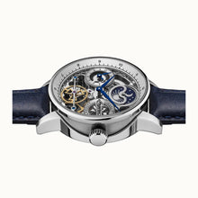 Load image into Gallery viewer, Ingersoll The Jazz Automatic Silver Blue Leather Watch