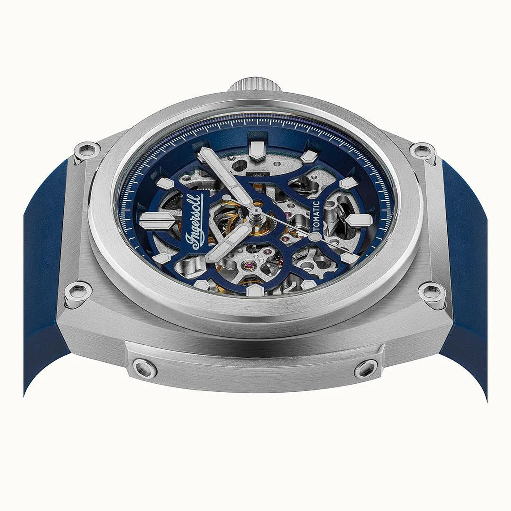 Ingersoll The Motion Automatic Silver Blue Watch