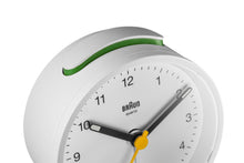 Load image into Gallery viewer, Braun Classic Analogue Alarm Clock White