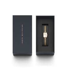 Load image into Gallery viewer, Daniel Wellington Quadro Mini Evergold Champagne Watch