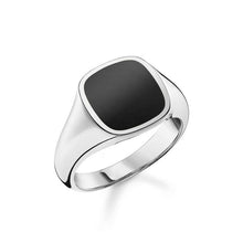 Load image into Gallery viewer, Thomas Sabo Ring Classic Black Silver