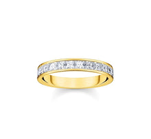 Load image into Gallery viewer, Thomas Sabo Ring White Stones Gold