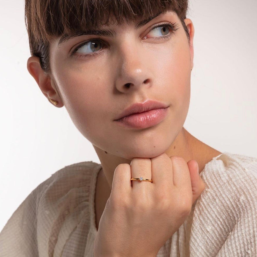 Thomas Sabo Ring White Stone