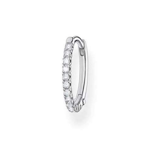Thomas Sabo Single Hoop Earring White Stones