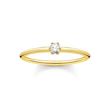 Load image into Gallery viewer, Thomas Sabo Ring White Stone