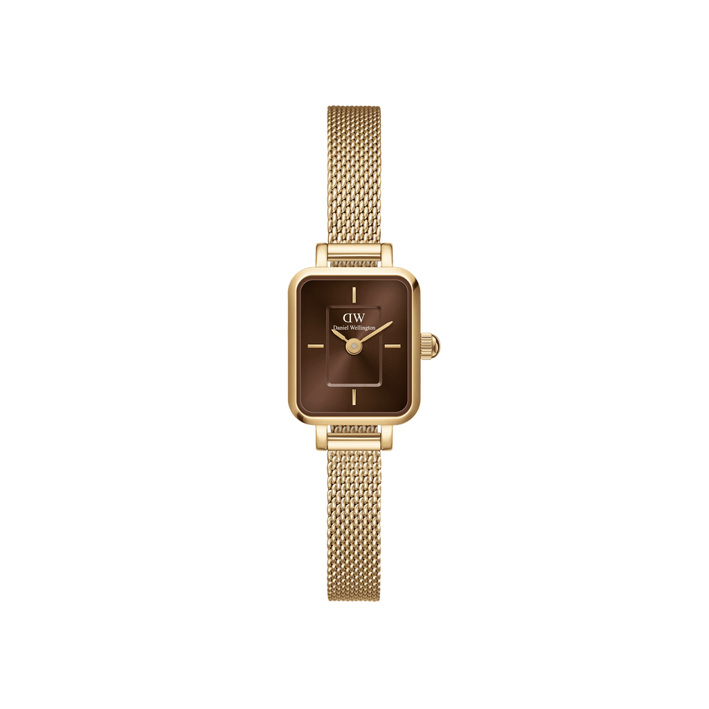 Daniel Wellington Quadro Mini Evergold Amber Watch