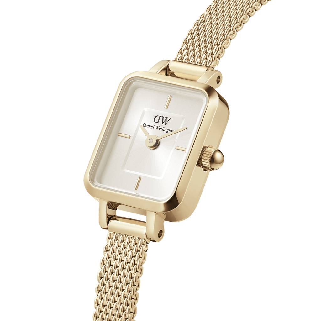 Daniel Wellington Quadro Mini Evergold Champagne Watch